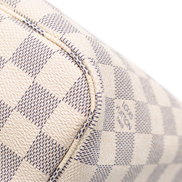 Pre-Loved Louis Vuitton Damier Azur Neverfull MM - Picture 7 of 10